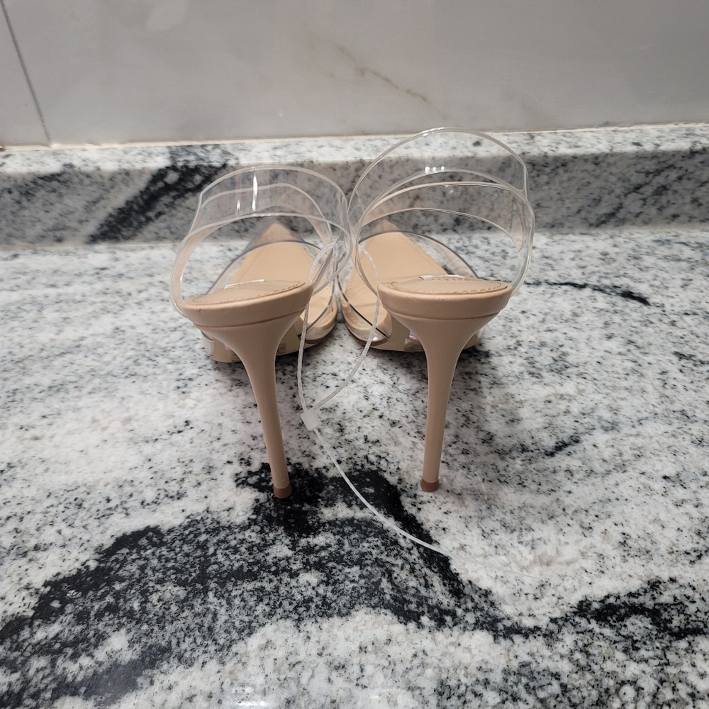 Steve Madden Vienne Clear Pointed Toe Stiletto Pu… - image 5